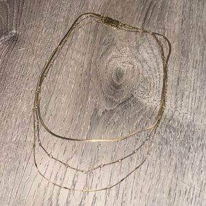 Jenny Bird Bea Triple Strand Necklacd
